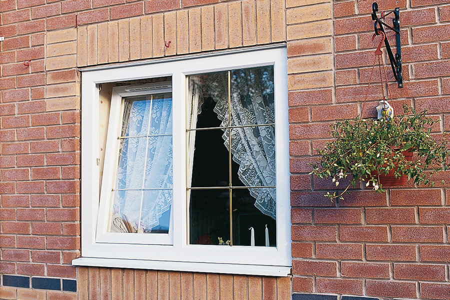 View of a tilt-and-turn window installed, highlighting its modern design and functionality.