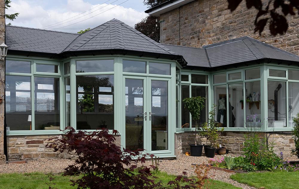 Equinox solid roof conservatory