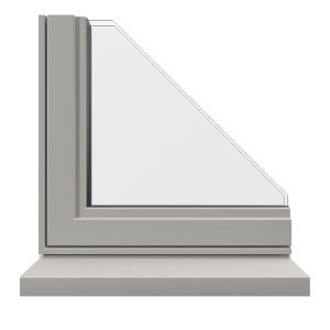Anthracite classic aluminium window