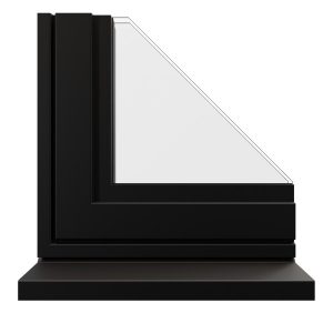 Anod black prestige aluminium window