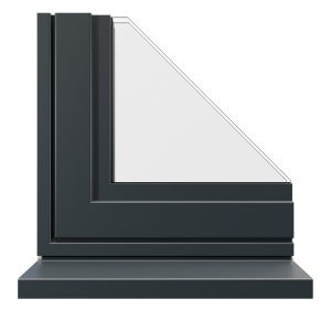 Anthrocite prestige aluminium window